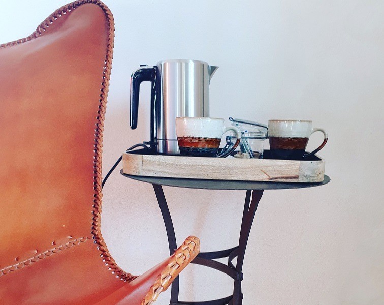 Le temps d'une infusion dans la chambre Côté terrasse