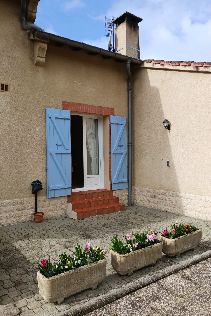 Terrasse côté potager - jardin