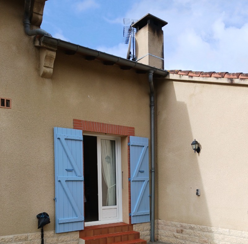 Terrasse côté potager - jardin