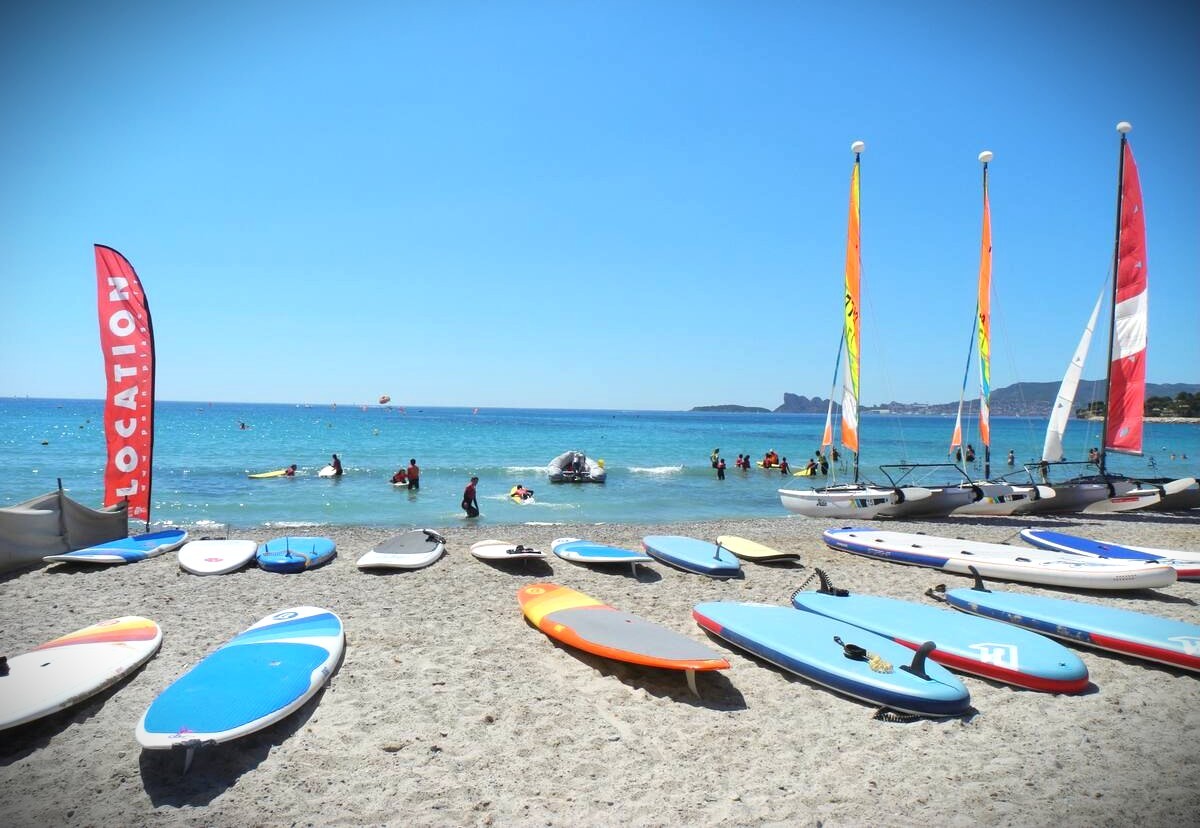 La plage des lecques à 5 minutes de la maison à vélo