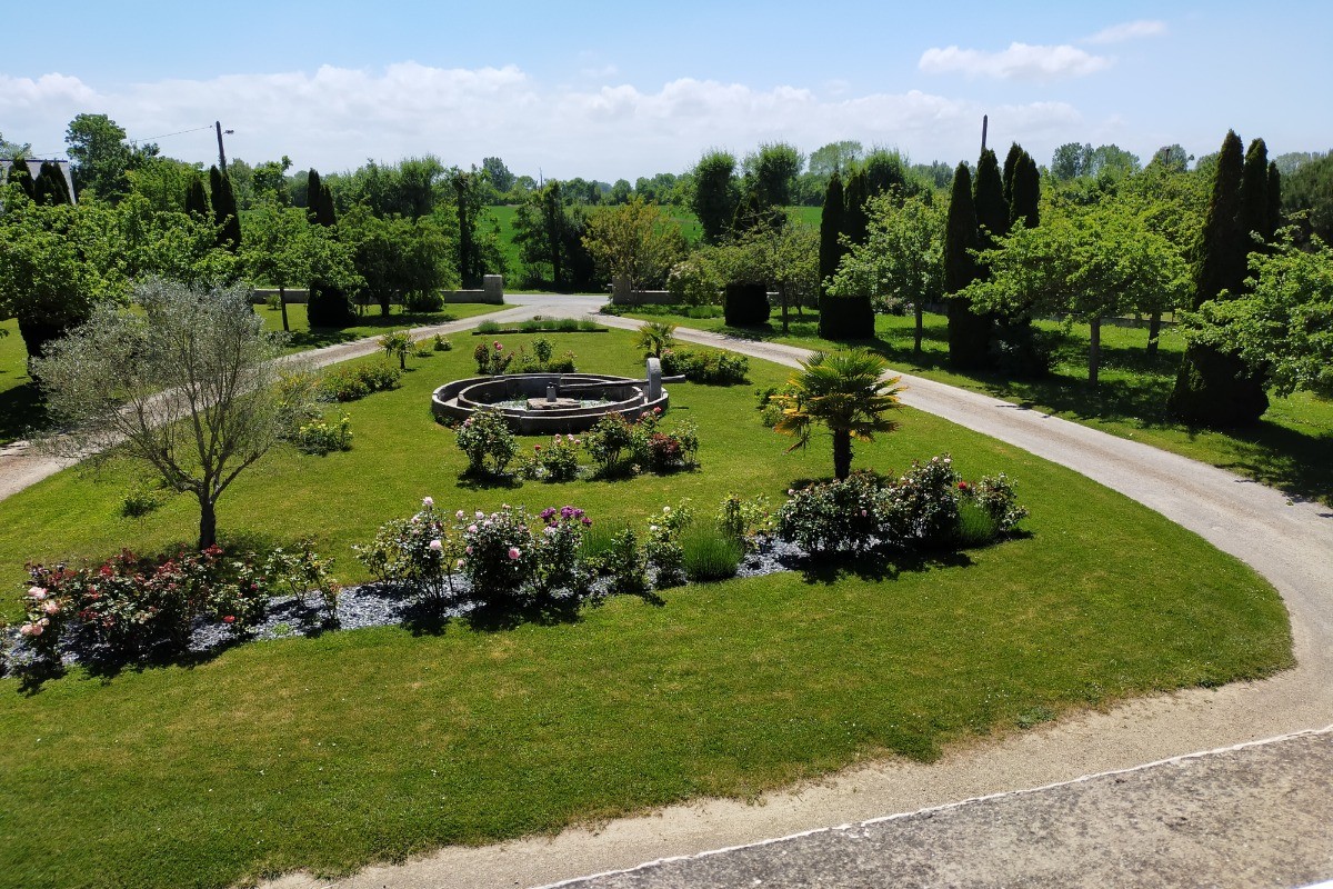 vue sur le jardin