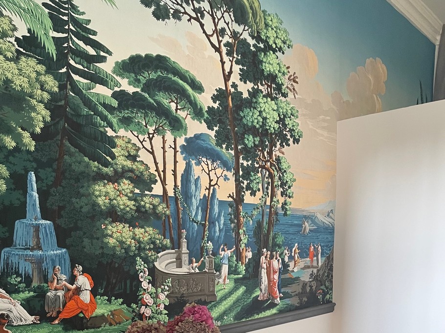 Chambre 1 RDC Marquise Sophie de Frégeville, détail - Château de Ville au Val