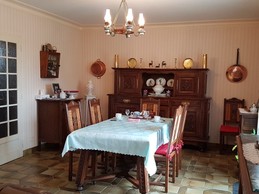 L'espace petit déjeuner dans la salle à manger