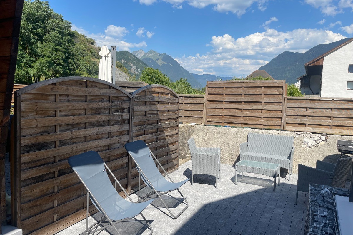 Coin repas extérieur