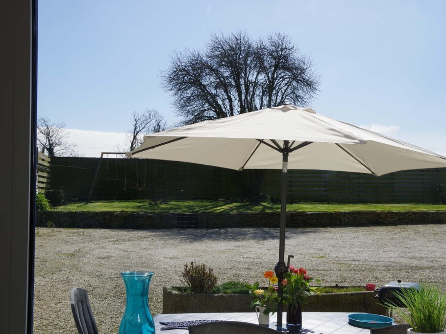 Terrasse avec jardin extérieur commun au calme