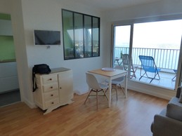 TERRASSE VUE PANORAMIQUE SUR LA MER COTE DE GRANIT ROSE, TREGASTEL, COTES d'ARMOR, BRETAGNE - salon