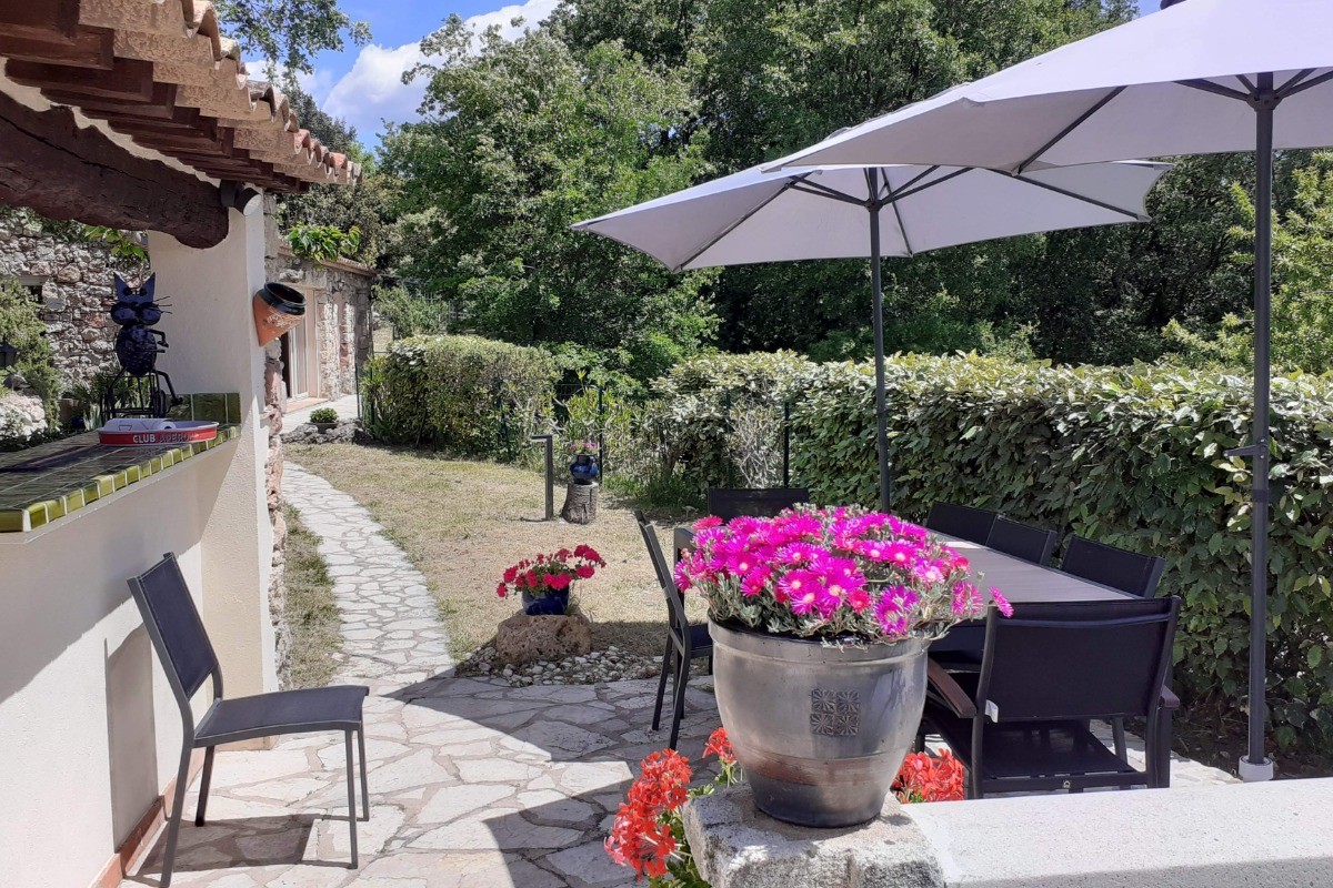 terrasse cuisine d'été