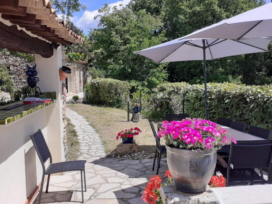 terrasse cuisine d'été