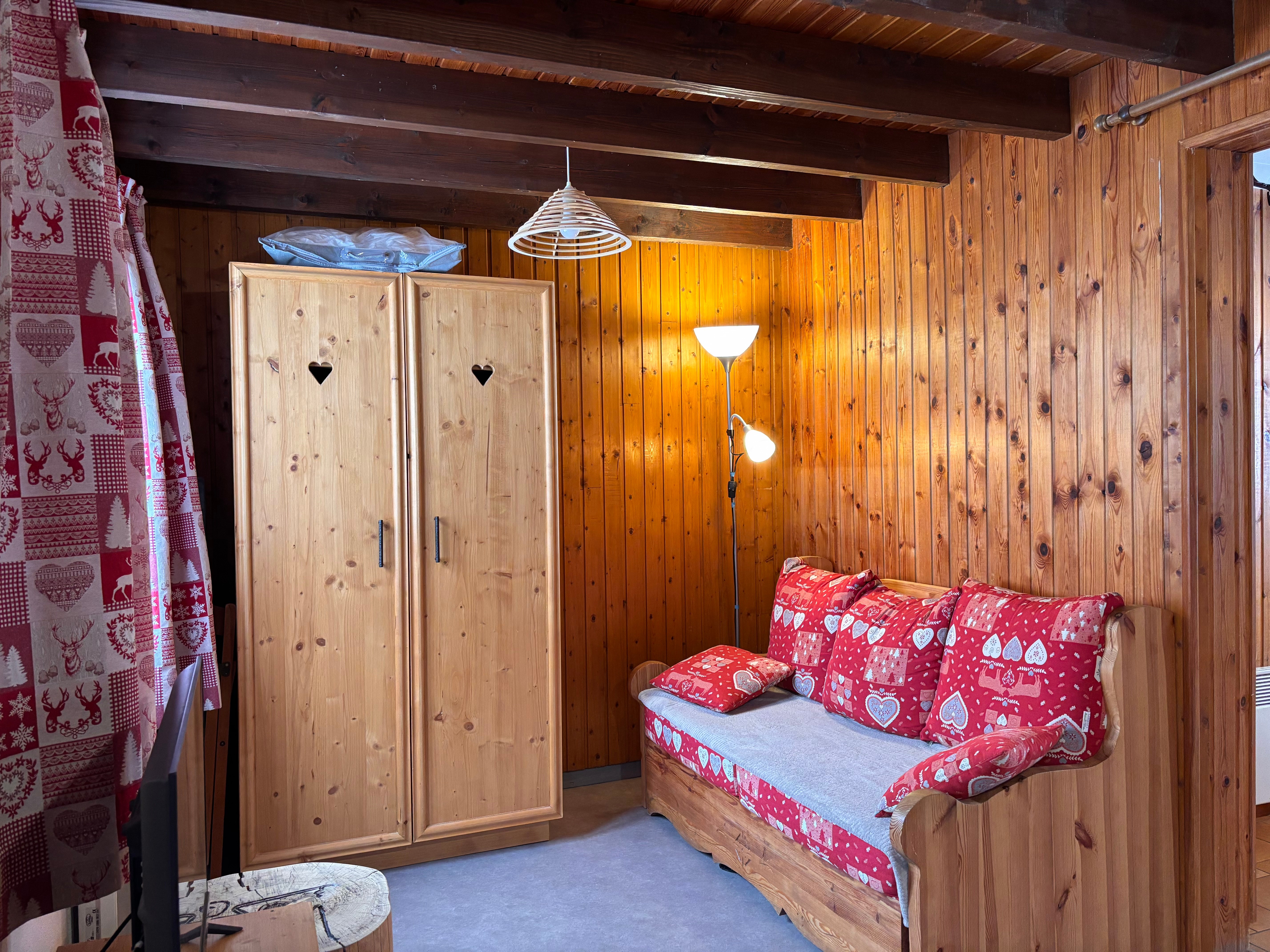 Chambre avec espace salon  - Chalet Le Piena - La Bresse
