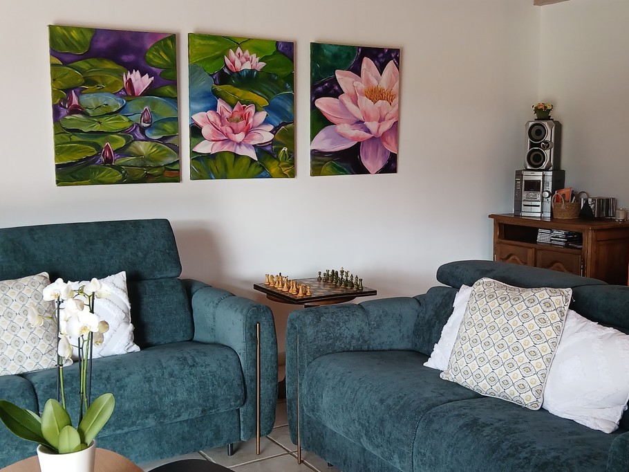 Gîte "Aupredubois", Saint Ours les Roches, Puy de Dôme, Salon