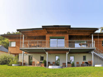 La façade face à la Loire