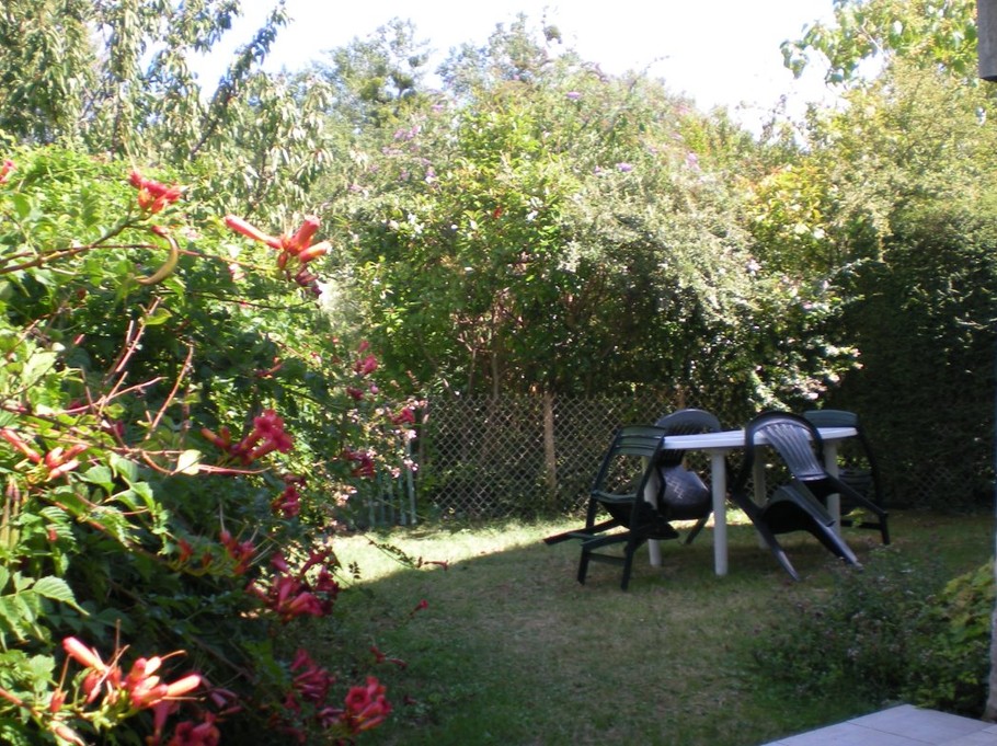 jardin privé du gite