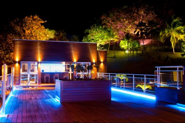 La terrasse de nuit...