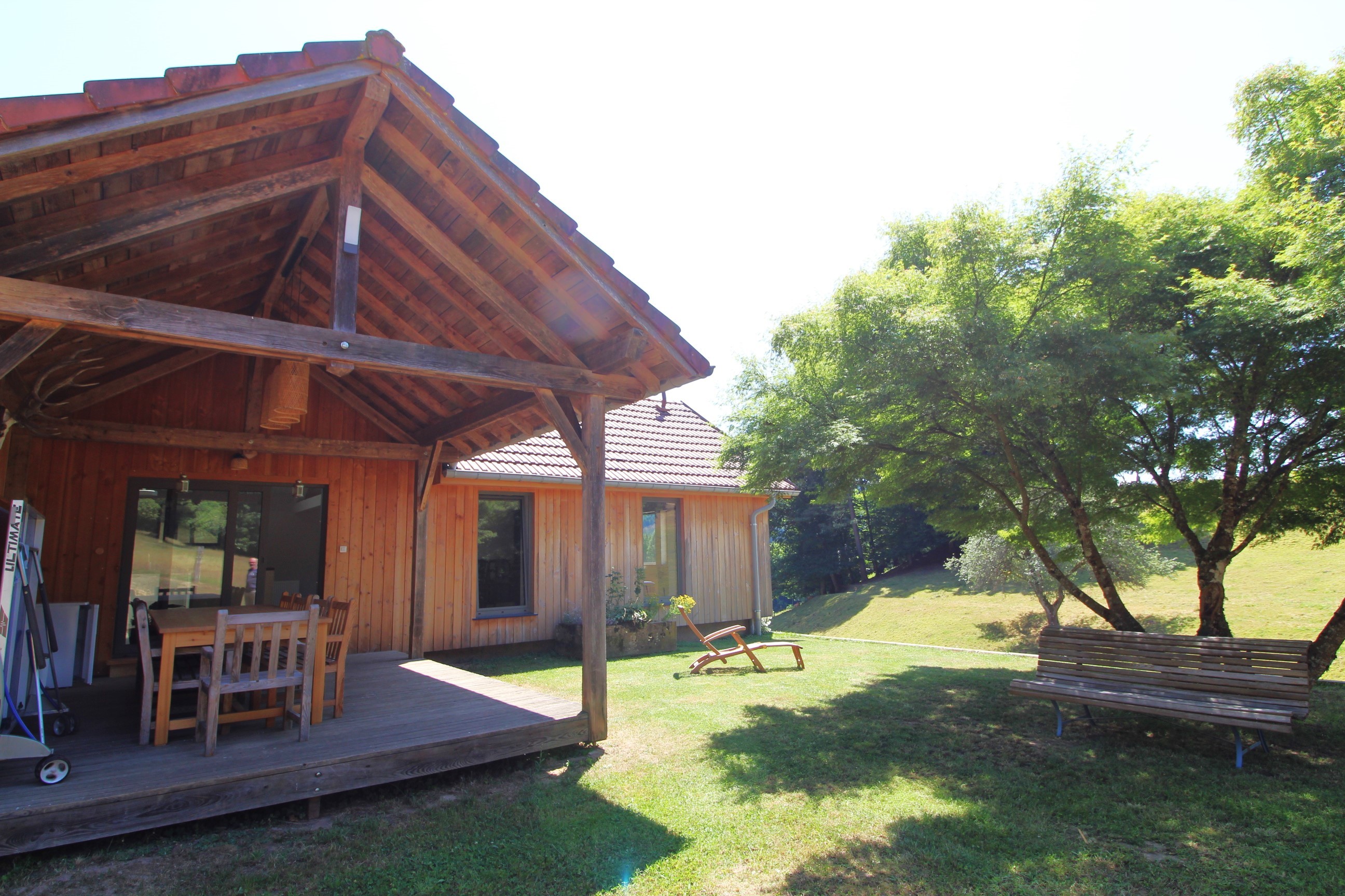 Extérieur et terrasse  - Gîte Les Vieux Champs
