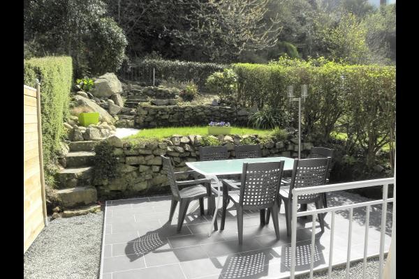 MENES location Perros-Guirec jardin avec terrasse