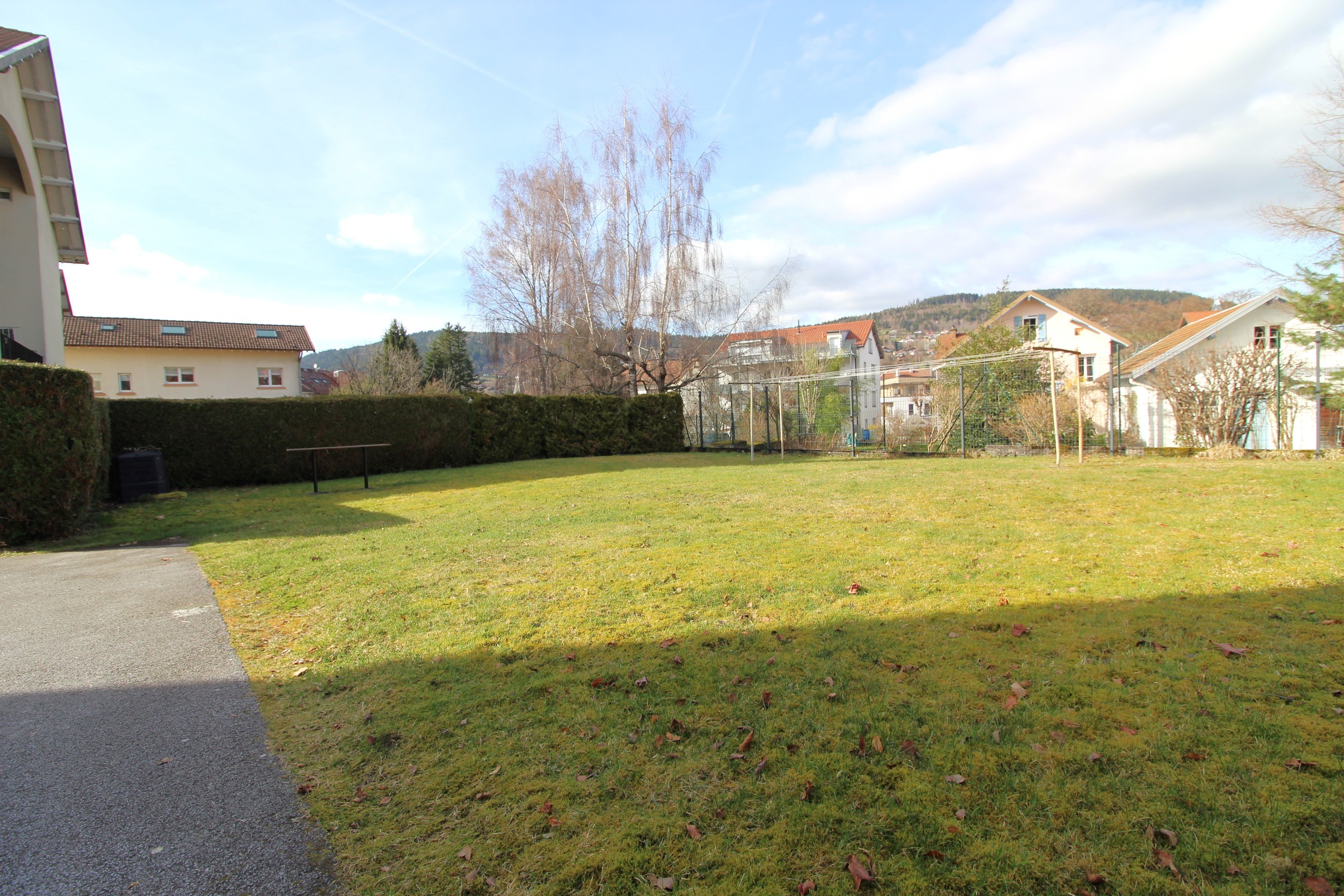 Jardin commun pour la résidence - Gîte Chez Malou