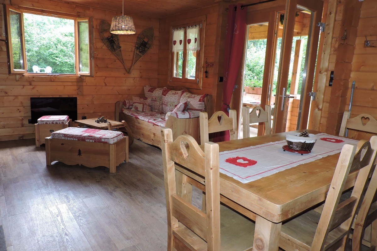 Kitchen and living room - Chalet Cosy Finlandais Joyce - Gérardmer