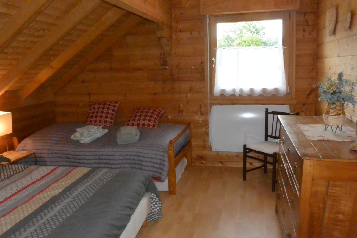 Chambre n°3 - Chalet sous Le Théâtre, au cœur de Bussang dans les Vosges