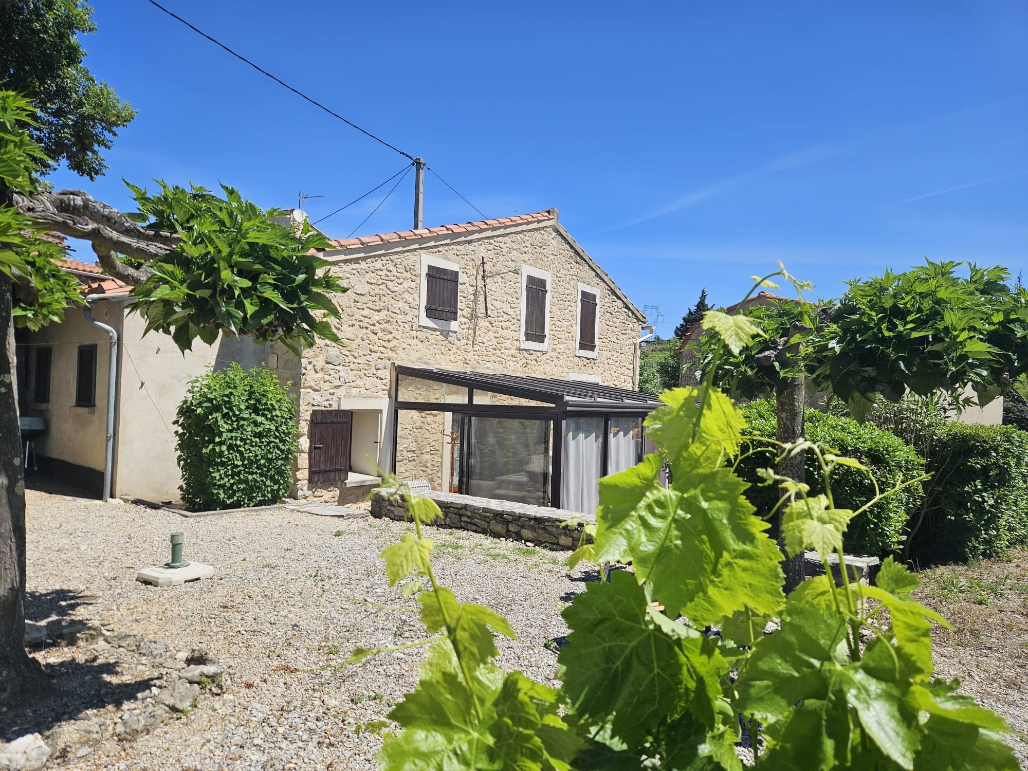 Maison vue extérieure
