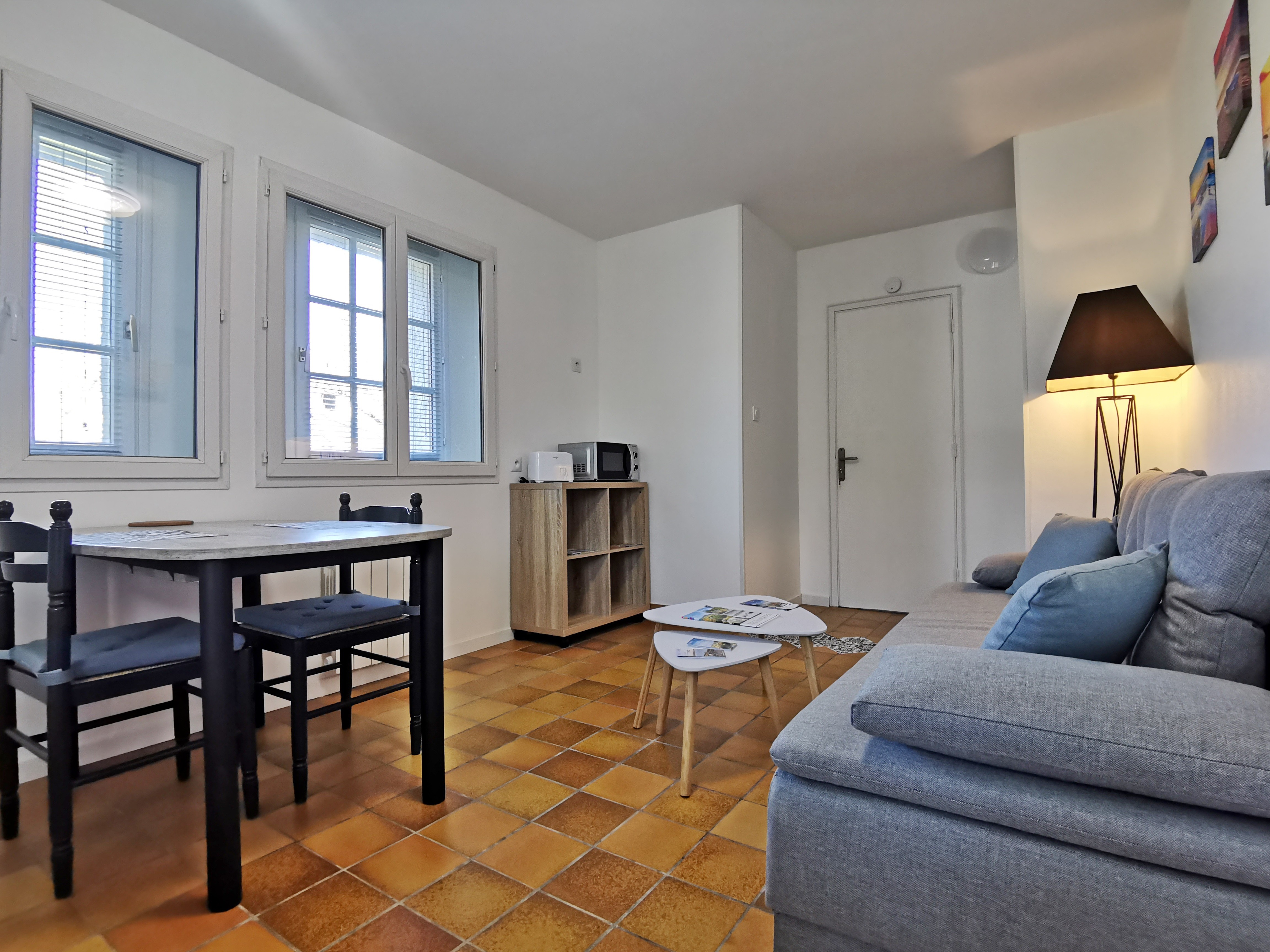 pièce de vie avec salon