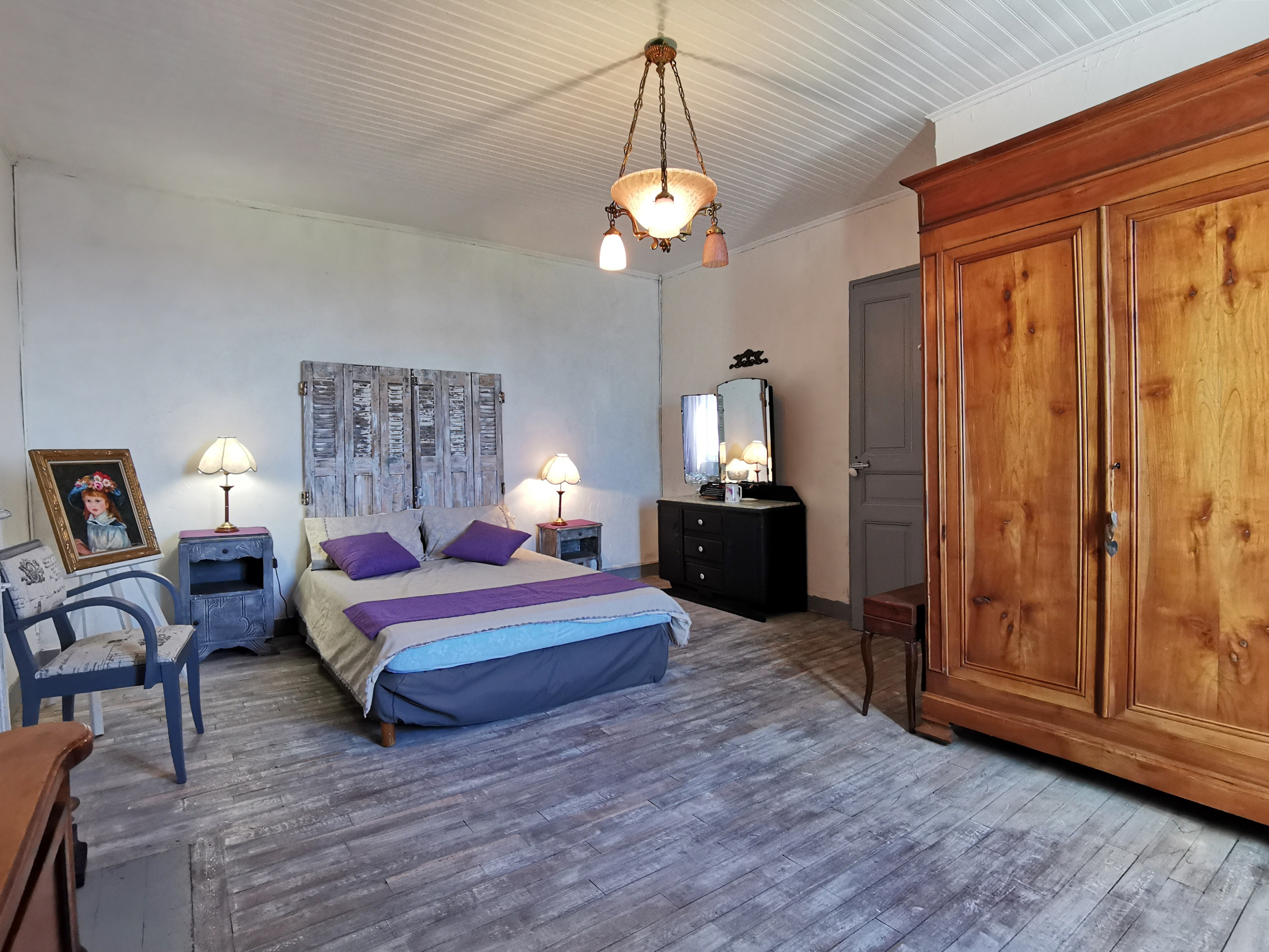 Etage 1: Chambre 1 - Lit 190