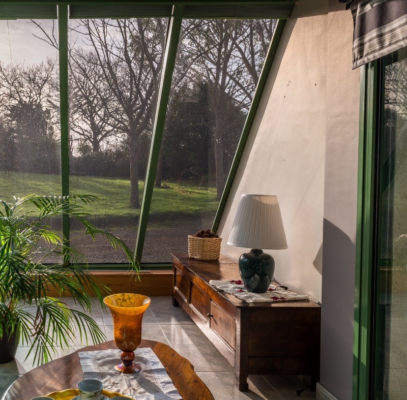 véranda dans le salon.