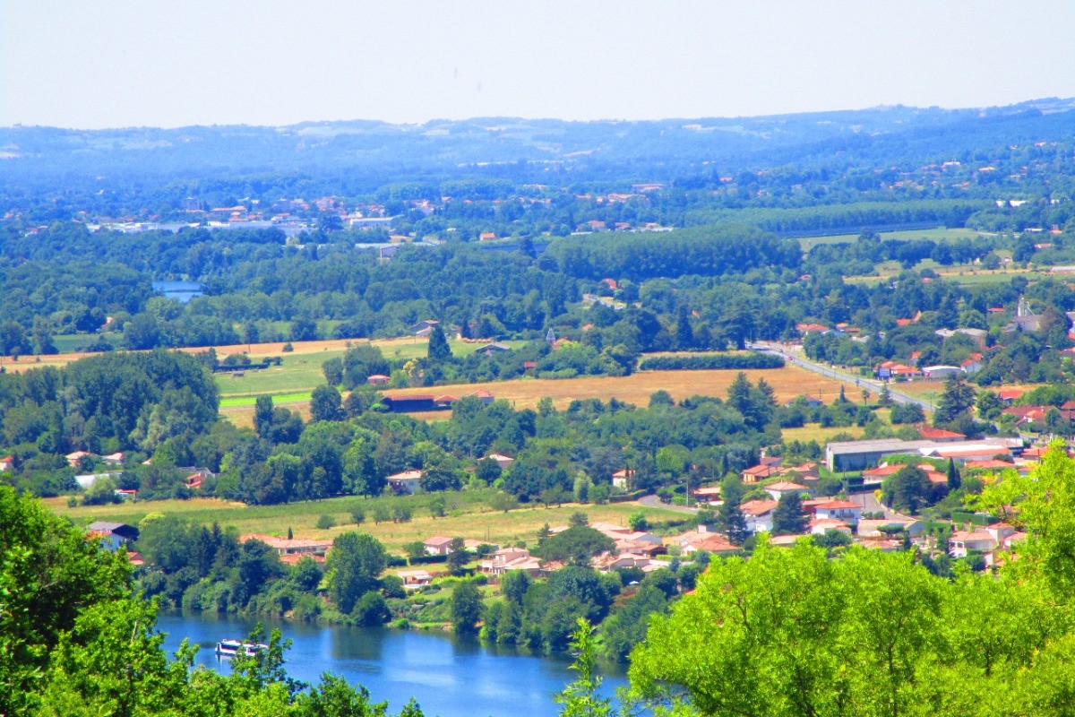 vue depuis la porte de Ferracap
