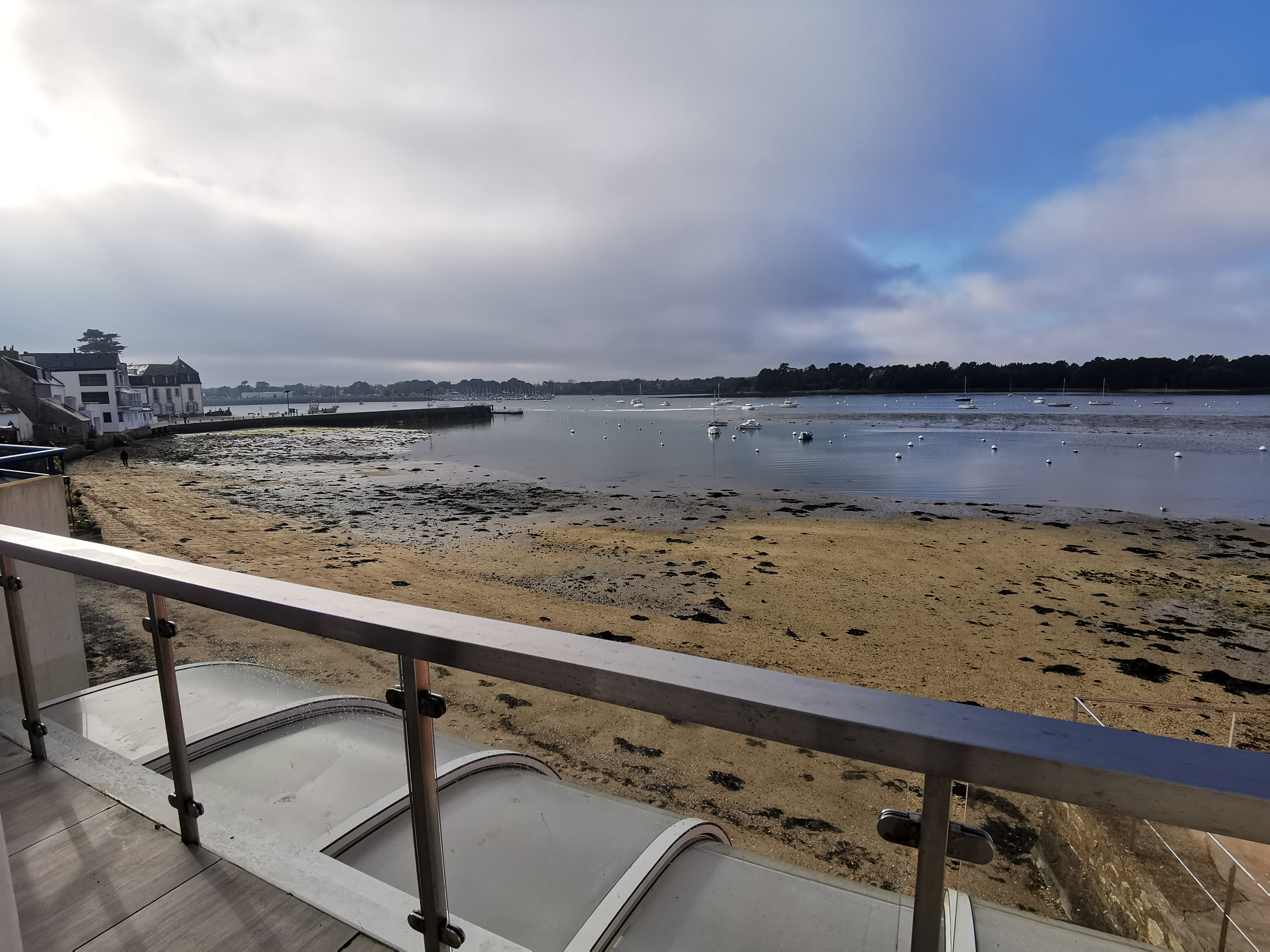 Vue depuis la terrasse des chambres