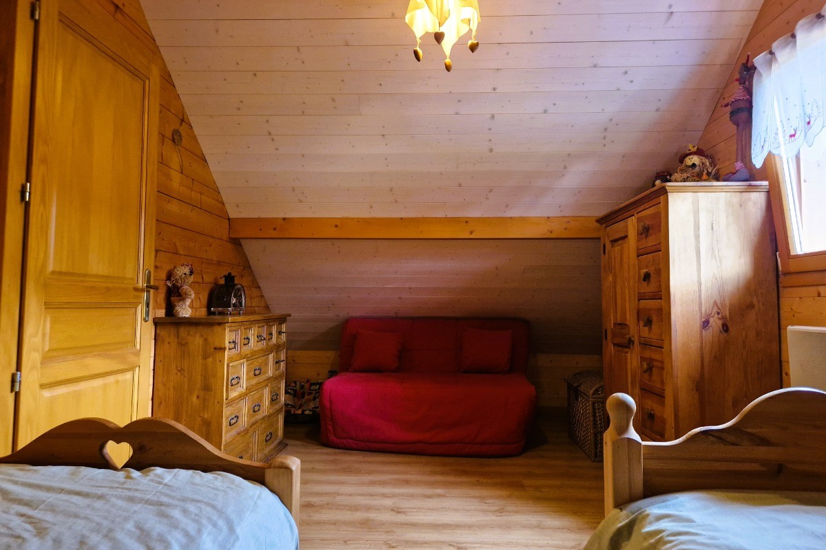Chambre n°2 avec 2 lits simples - Chalet Biazot, proche du Lac de Xonrupt-Longemer