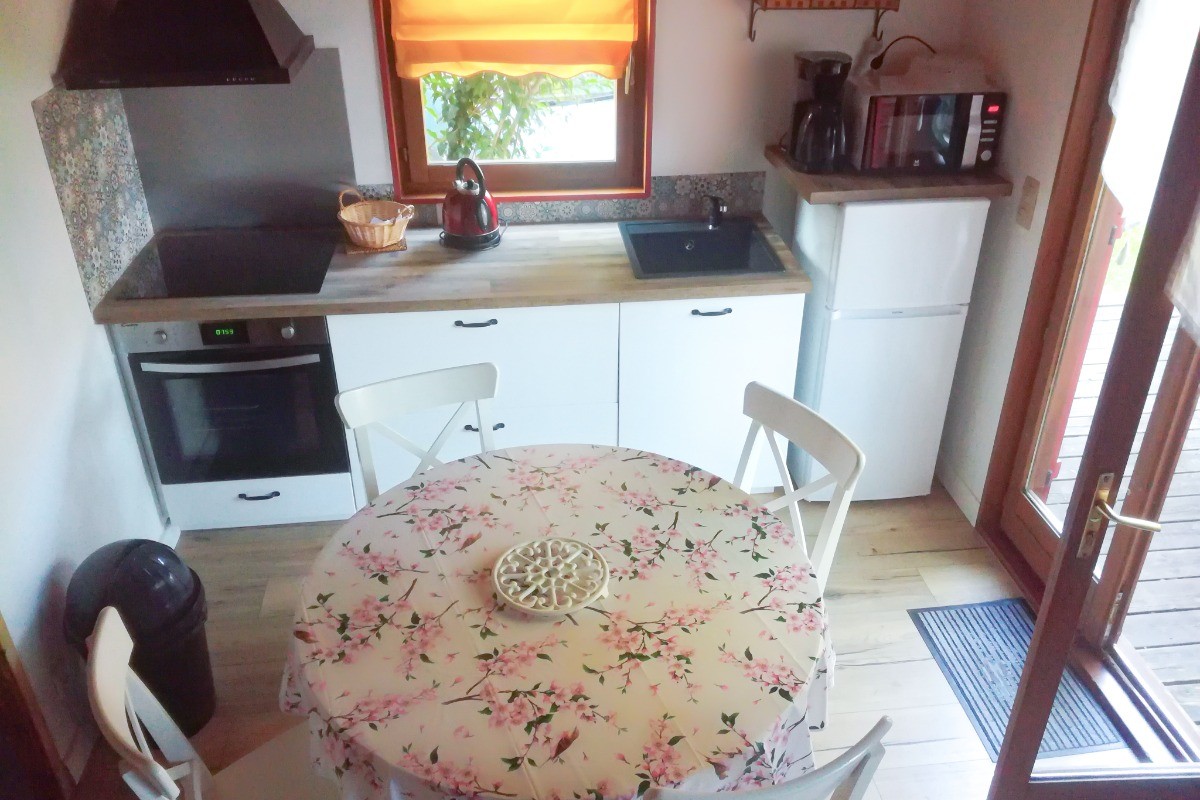 cuisine vue de la mezzanine