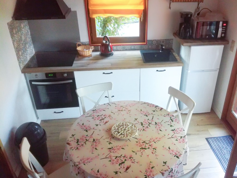 cuisine vue de la mezzanine