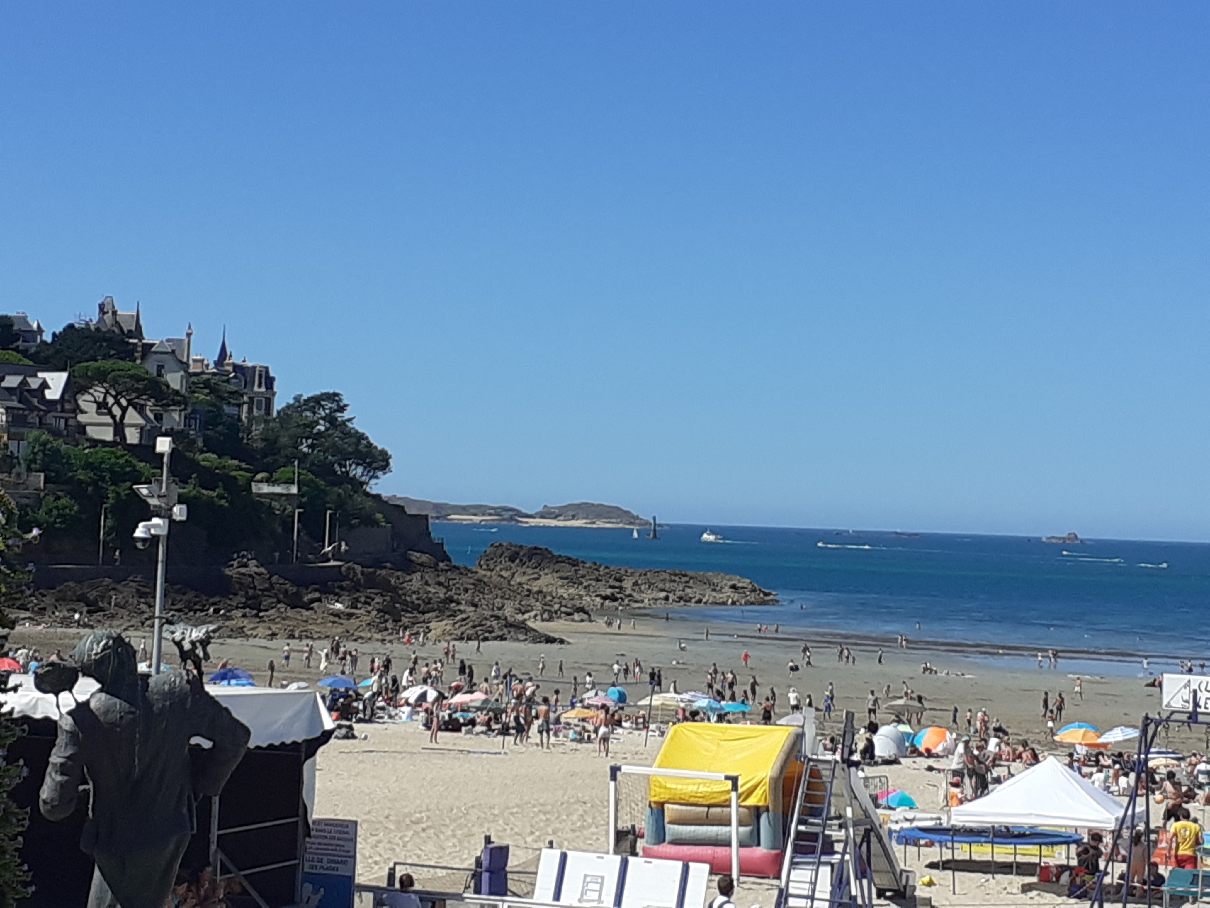 Dinard plage de l'écluse