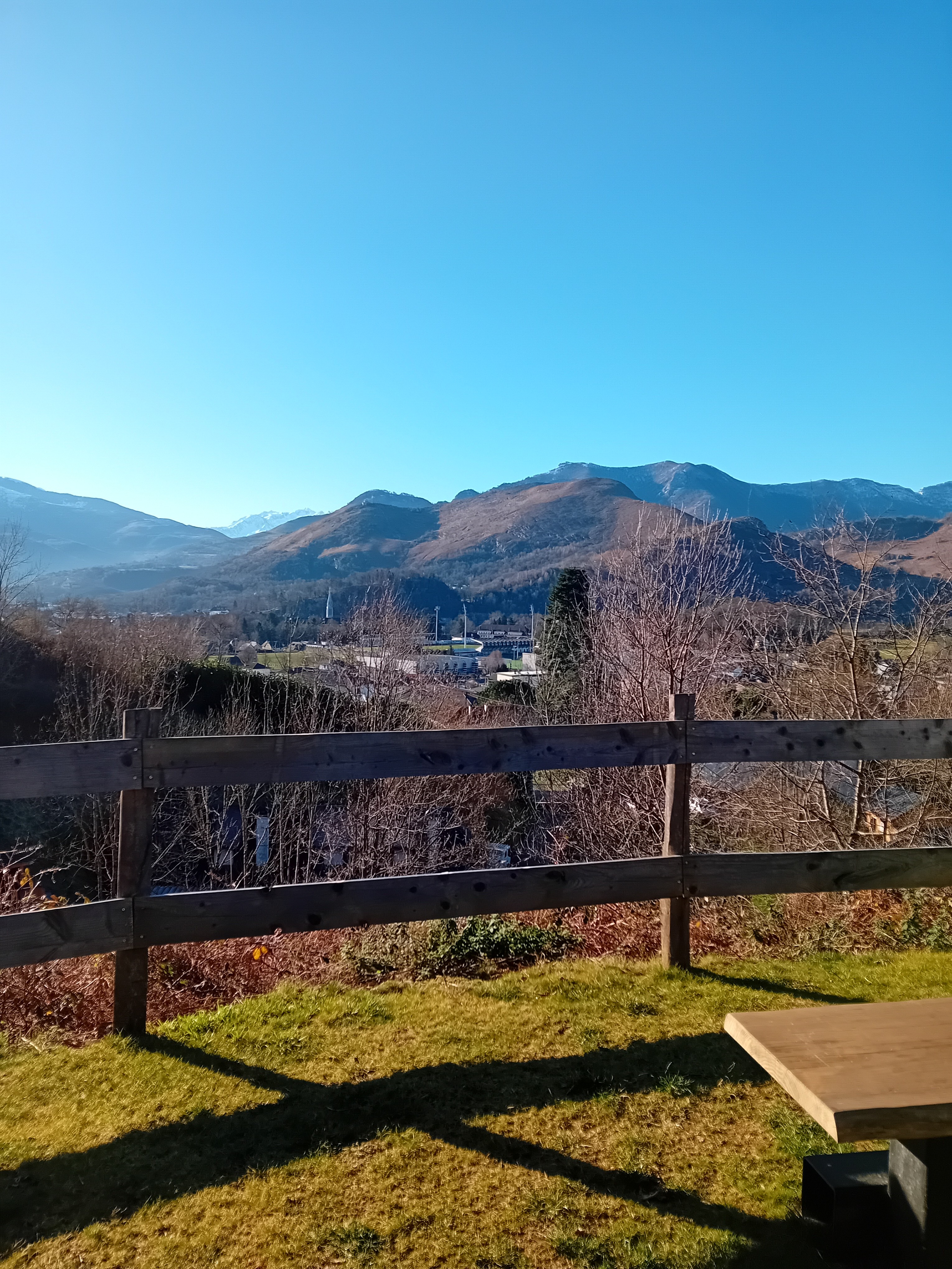 Vue depuis l'hébergement