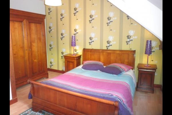 Gîte "Les Mouettes" chambre 1 lit 140
