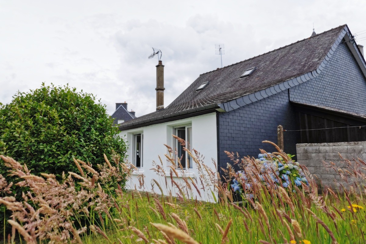 Maison sur jardin clos