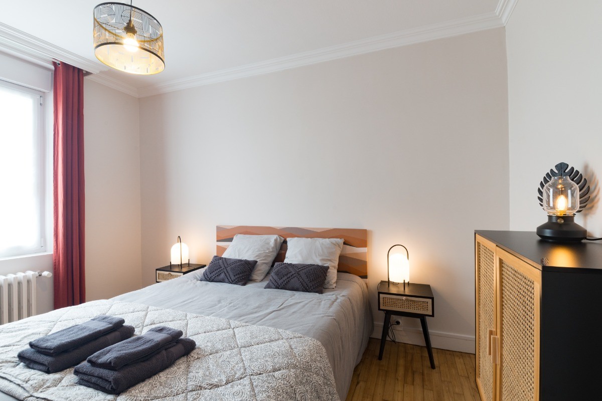 Etage: Chambre 3 avec lit 160 x 200