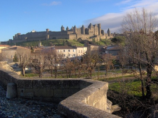 la cité vue du pont vieux ( à 100m de l'appartement )