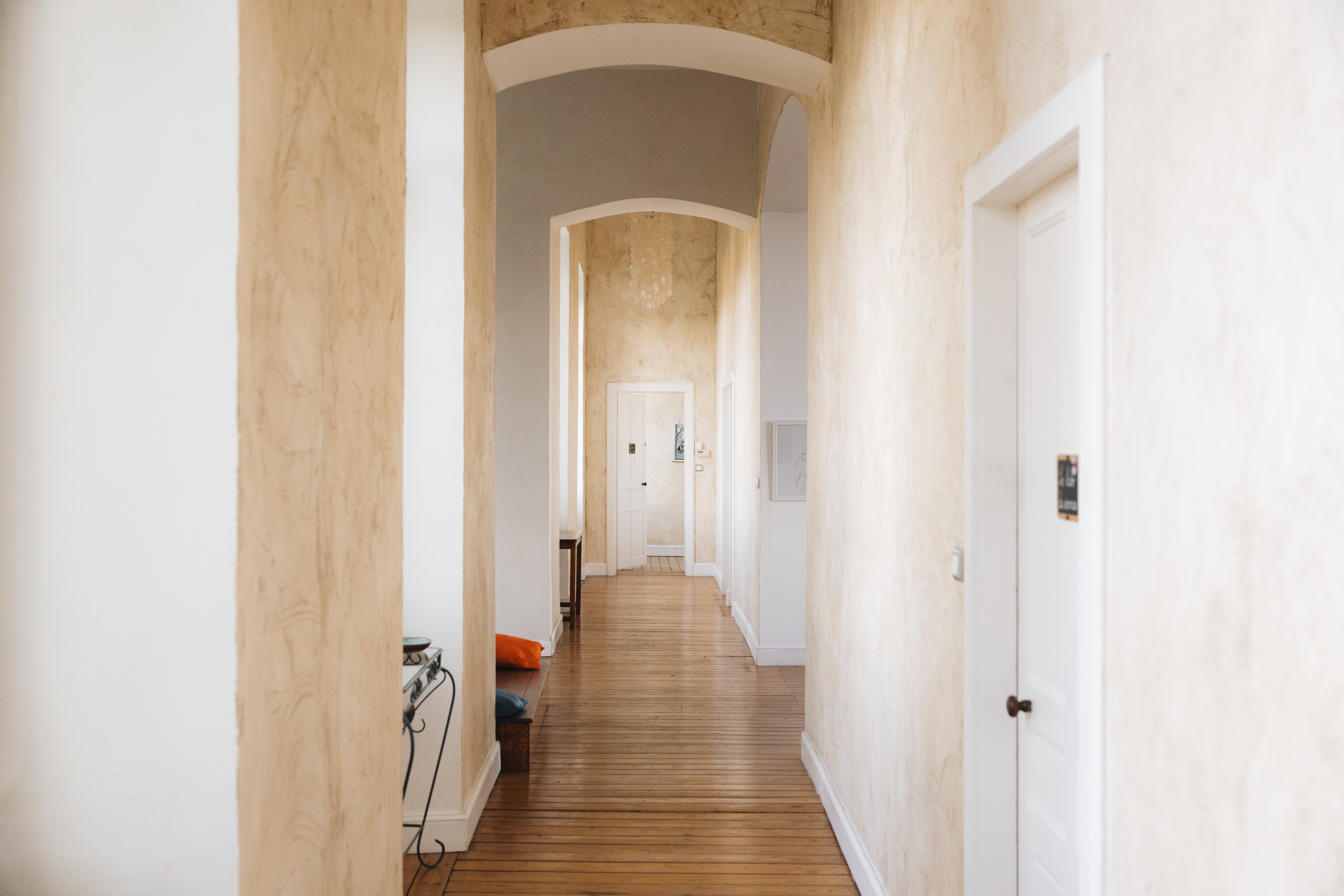 couloir desservant les chambres