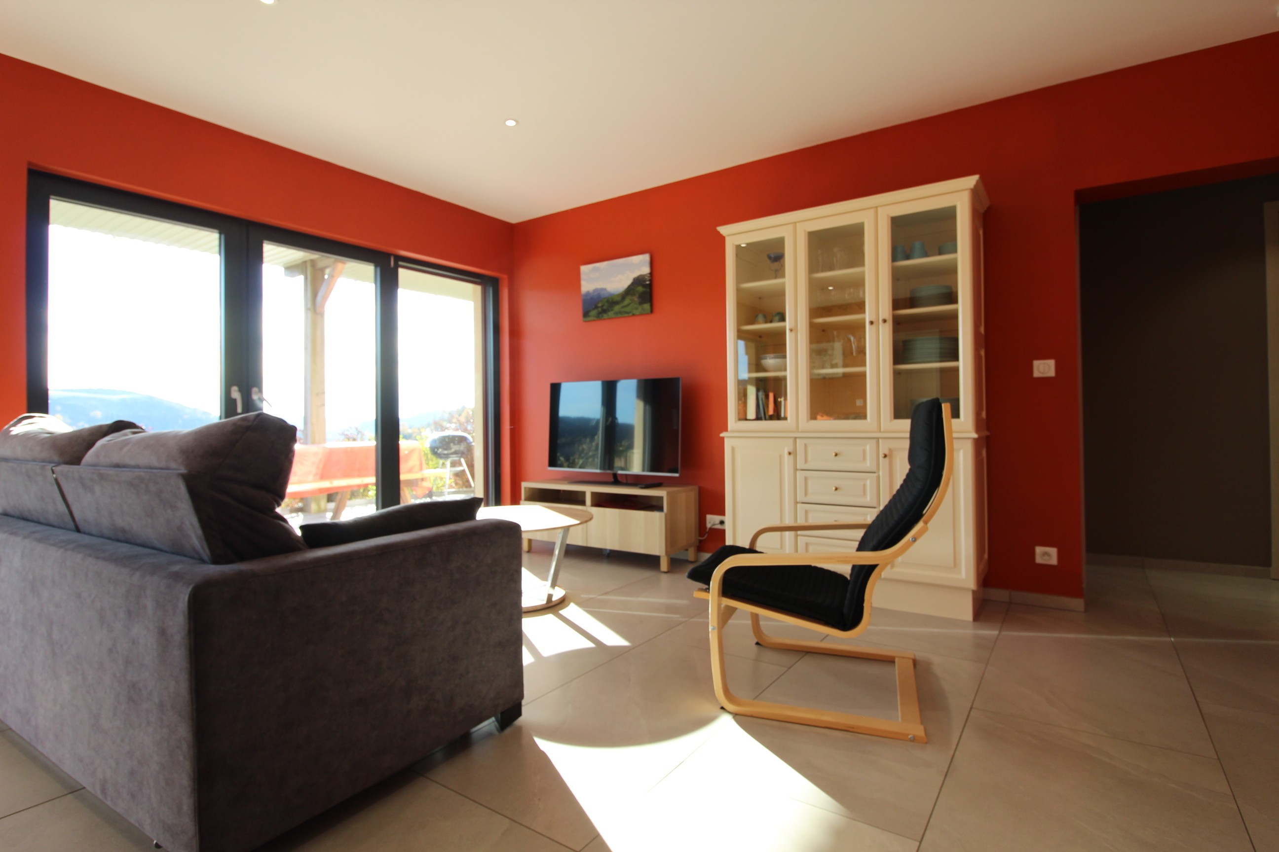 Salon - Gîte Au Camp de Base à La Bresse