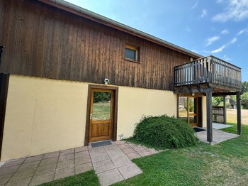 Terrasse - Gite Perce-Neige - La Prairie des Prés