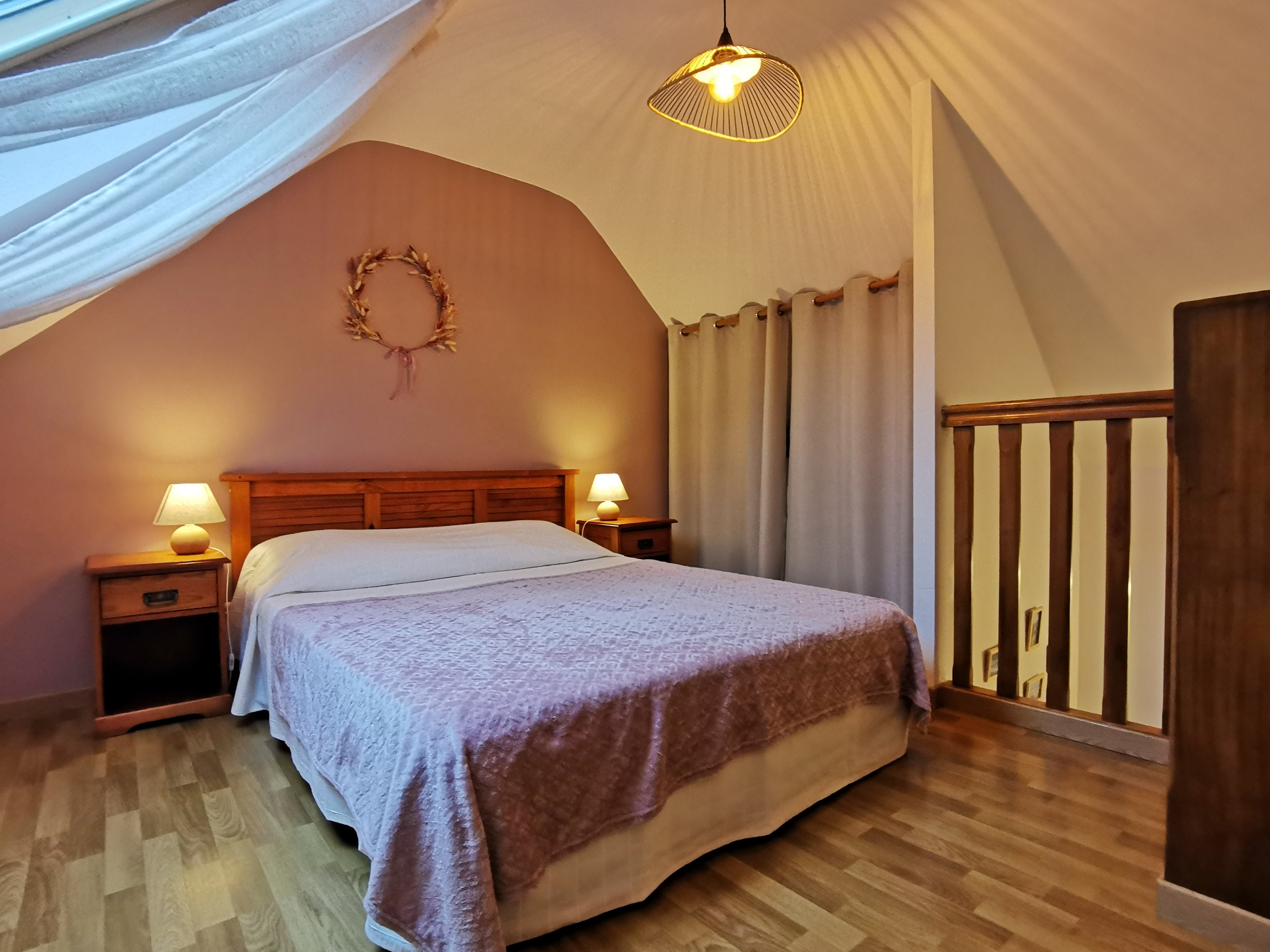 Etage: Chambre en mezzanine - Lit 160 Lit 160