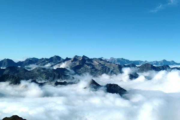 Pic du Midi(2877m),Panorama de la Chaîne.
