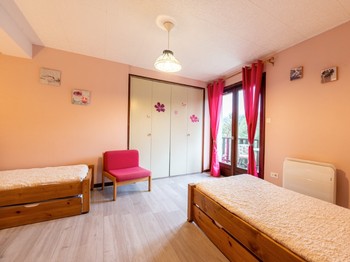 Chambre quadruple accès balcon - Le Colomby 2 - Lélex