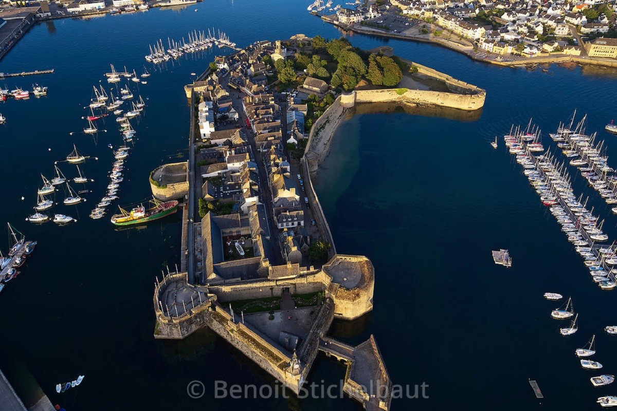 Vue sur la ville close de Concarneau