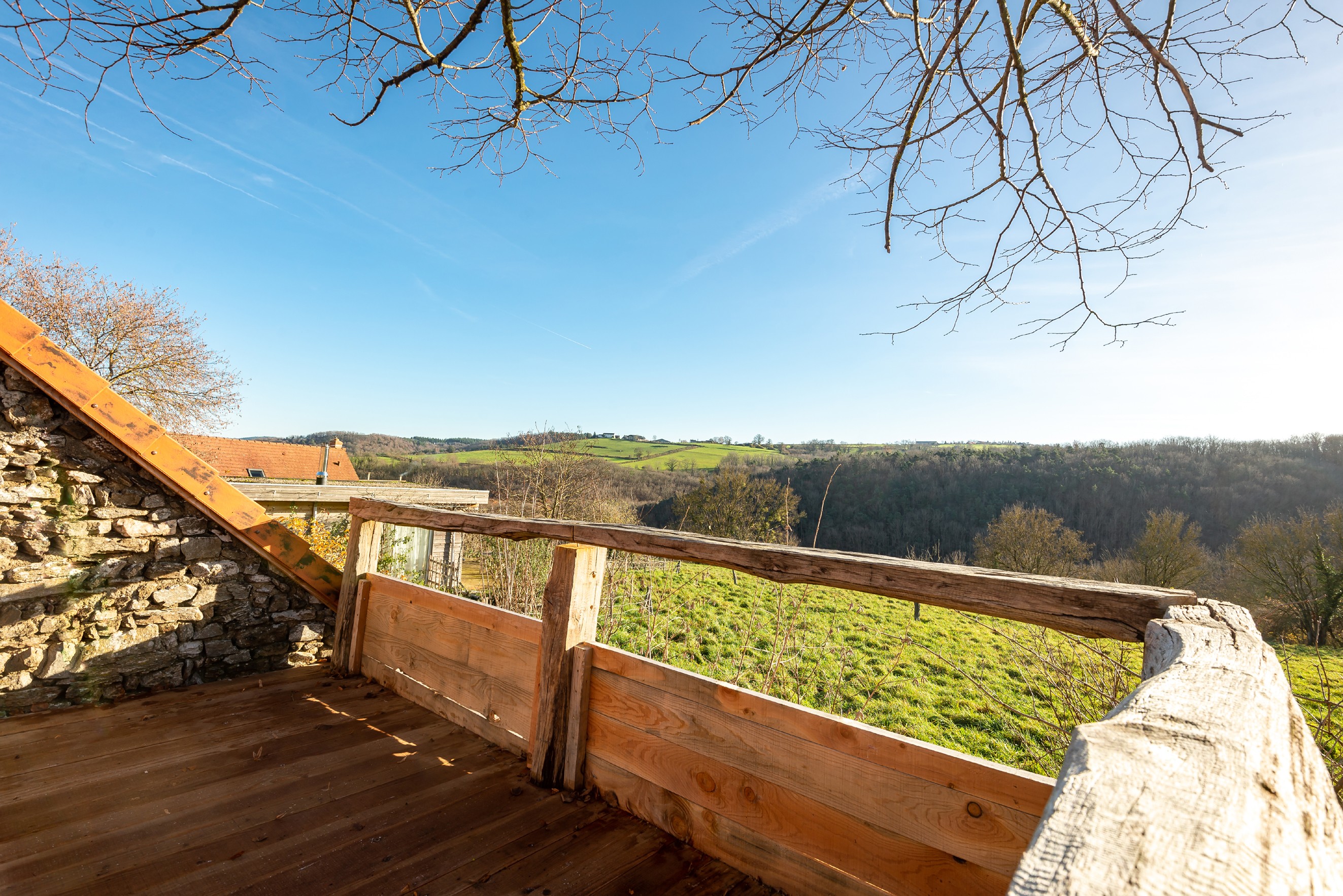 The view from the terrace