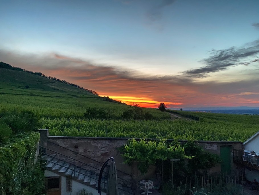 Lever de soleil vu du séjour/cuisine