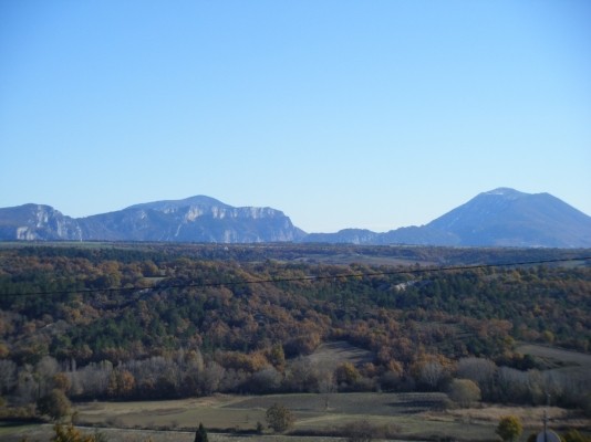 Vue sur les Gorges du Verdon de la location