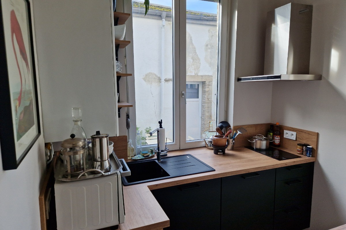 Cuisine indépendante équipée Apt. RDC - Le Pavillon Lorrain