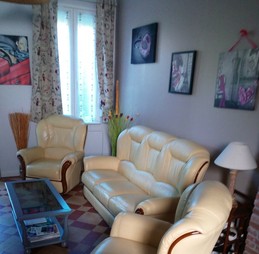 canapé fauteuils cuir jaune,,,