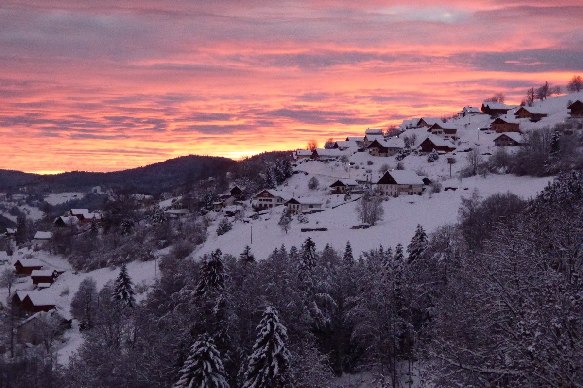 Coucher de soleil - Au camp de base
